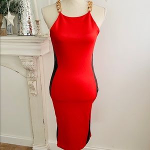 Gracie | Red Bodycon Dress (A79)